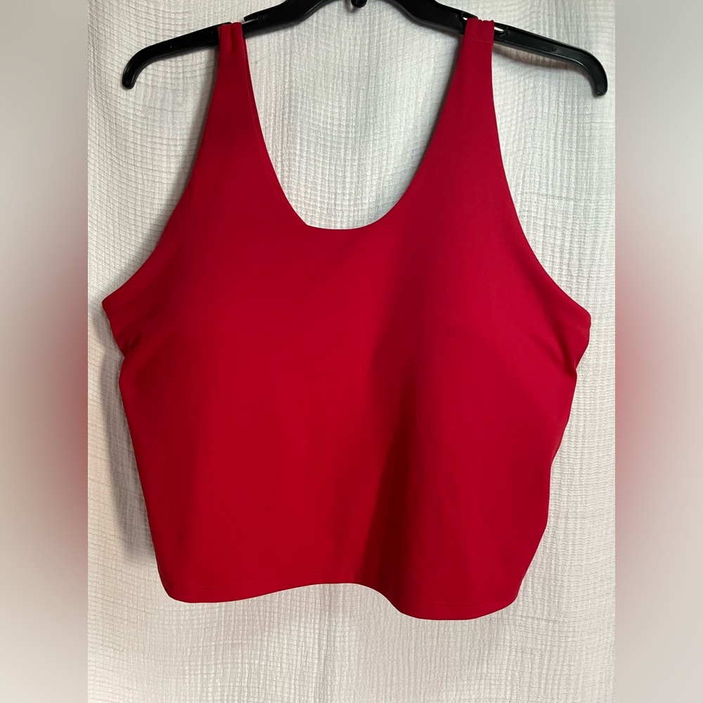 BUNDLE 3/$10!! NWT Isabella Activewear Bold Red Tank Top